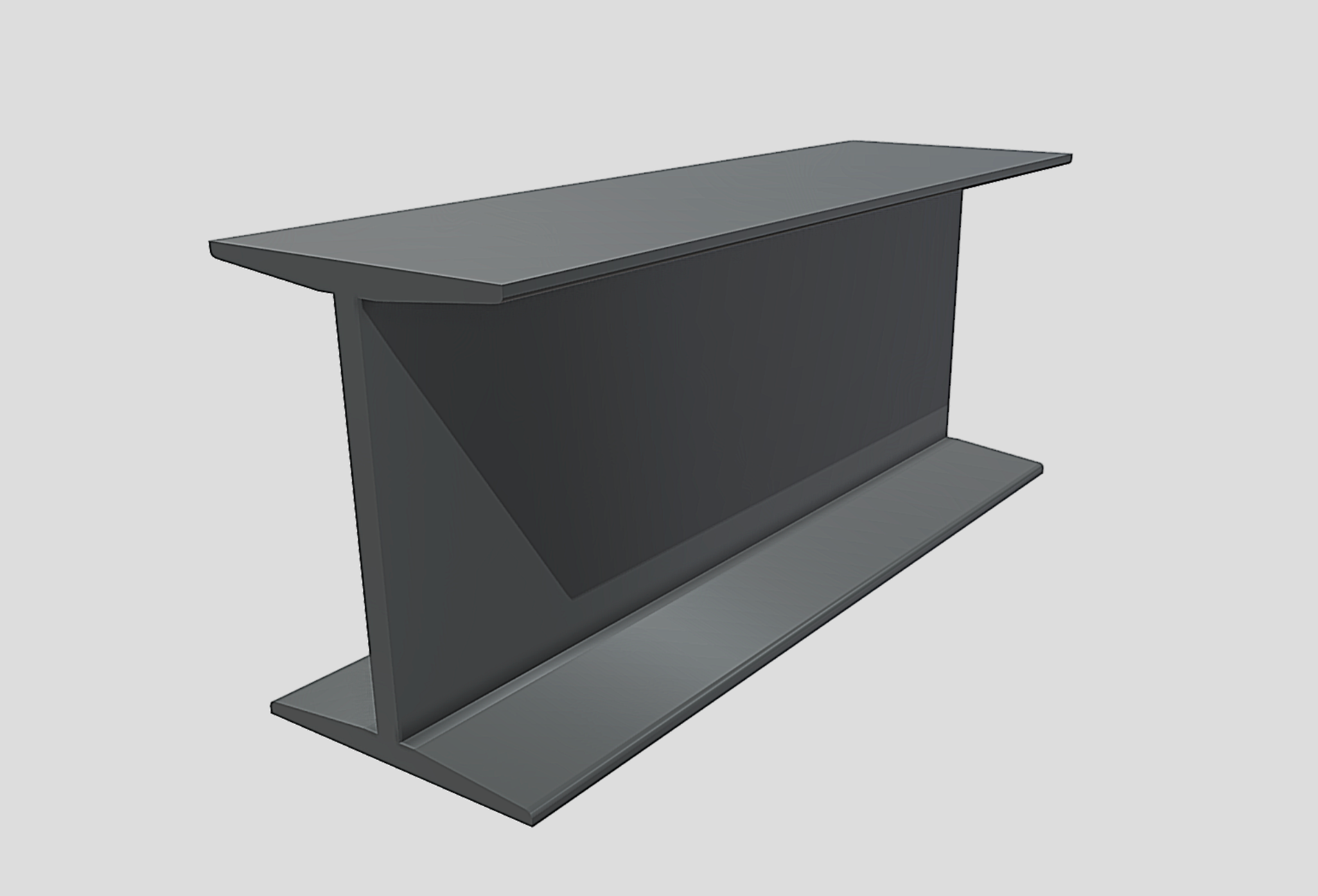 I-Beam 6 inch flange profile