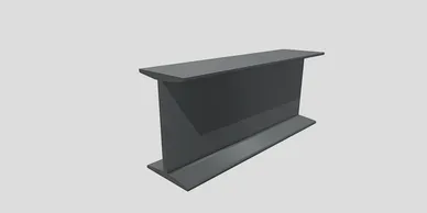 I-Beam 6 inch flange profile